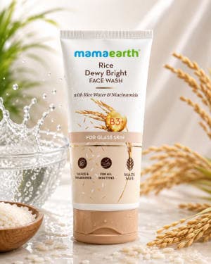 Mamaearth Rice Dewy Bright Face