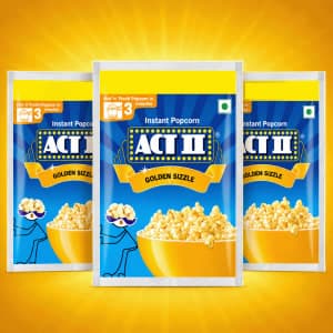ACT II Golden Sizzle Salted Popcorn